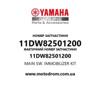Yamaha OEM 11DW82501200 — MAIN SW. IMMOBILIZER KIT