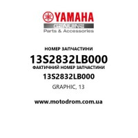 Yamaha OEM 13S2832LB000 — GRAPHIC, 13