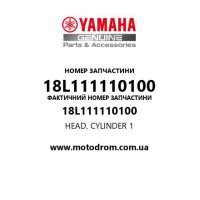 Yamaha OEM 18L111110100 — HEAD, CYLINDER 1