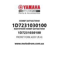 Yamaha OEM 1D7231030100 — FRONT FORK ASSY (R.H)
