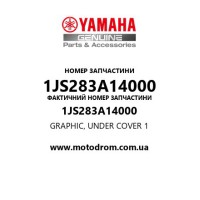 Yamaha OEM 1JS283A14000 — GRAPHIC, UNDER COVER 1