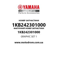 Yamaha OEM 1KB242301000 — GRAPHIC SET 1