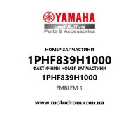 Yamaha OEM 1PHF839H1000 — EMBLEM 1