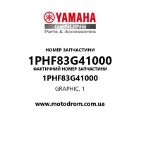 Yamaha OEM 1PHF83G41000 — GRAPHIC, 1