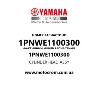 Yamaha OEM 1PNWE1100300 — CYLINDER HEAD ASSY