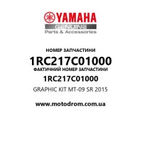 Yamaha OEM 1RC217C01000 — GRAPHIC KIT MT-09 SR 2015