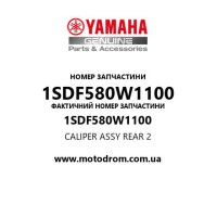 Yamaha OEM 1SDF580W1100 — CALIPER ASSY  REAR 2