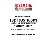 Yamaha OEM 1SDF835H00P1 — BODY, FRONT UPPER    MNM3