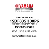 Yamaha OEM 1SDF835H00P6 — BODY FRONT UPPER     DNMS