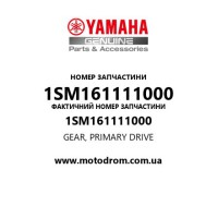 Yamaha OEM 1SM161111000 — GEAR, PRIMARY DRIVE