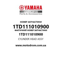 Yamaha OEM 1TD111010900 — CYLINDER HEAD ASSY