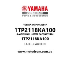Yamaha OEM 1TP2118KA100 — LABEL, CAUTION
