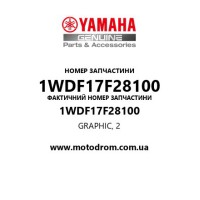 Yamaha OEM 1WDF17F28100 — GRAPHIC, 2