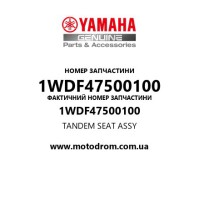 Yamaha OEM 1WDF47500100 — TANDEM SEAT ASSY