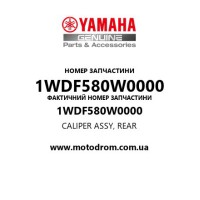Yamaha OEM 1WDF580W0000 — CALIPER ASSY, REAR