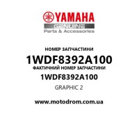Yamaha OEM 1WDF8392A100 — GRAPHIC 2