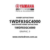 Yamaha OEM 1WDF83GC4000 — GRAPHIC, 9