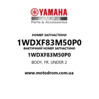 Yamaha OEM 1WDXF83M50P0 — BODY, FR. UNDER 2