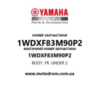 Yamaha OEM 1WDXF83M90P2 — BODY, FR. UNDER 2