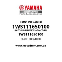 Yamaha OEM 1WS111650100 — PLATE, BREATHER