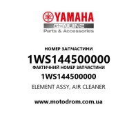 Yamaha OEM 1WS144500000 — ELEMENT ASSY, AIR CLEANER