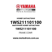 Yamaha OEM 1WS211101100 — FRAME COMP.