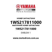 Yamaha OEM 1WS217811000 — EMBLEM 1