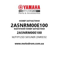 Yamaha OEM 2A5NRM00E100 — M/FYP125D SKYLINER (5NR9)'02