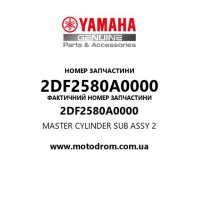 Yamaha OEM 2DF2580A0000 — MASTER CYLINDER SUB ASSY 2