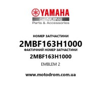 Yamaha OEM 2MBF163H1000 — EMBLEM 2