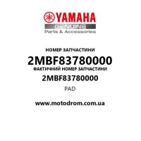 Yamaha OEM 2MBF83780000 — PAD
