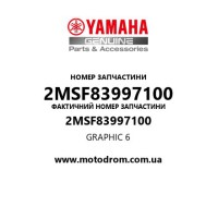 Yamaha OEM 2MSF83997100 — GRAPHIC 6