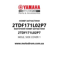 Yamaha OEM 2TDF171L02P7 — MOLE, SIDE COVER 1