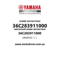 Yamaha OEM 36C283911000 — GRAPHIC 1, L