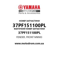 Yamaha OEM 37PF151100PL — FENDER, FRONT        MWM3