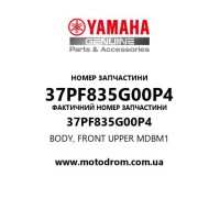 Yamaha OEM 37PF835G00P4 — BODY, FRONT UPPER   MDBM1