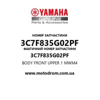 Yamaha OEM 3C7F835G02PF — BODY FRONT UPPER 1   MWM4
