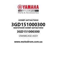 Yamaha OEM 3GD151000300 — CRANKCASE ASSY