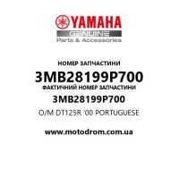 Yamaha OEM 3MB28199P700 — O/M DT125R '00 PORTUGUESE