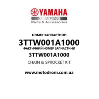 Yamaha OEM 3TTW001A1000 — CHAIN & SPROCKET KIT
