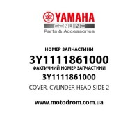 Yamaha OEM 3Y1111861000 — COVER, CYLINDER HEAD SIDE 2