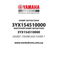Yamaha OEM 3YX154510000 — GASKET, CRANKCASE COVER 1