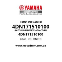 Yamaha OEM 4DN171510100 — GEAR, 5TH PINION