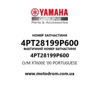 Yamaha OEM 4PT28199P600 — O/M XT600E '00 PORTUGUESE