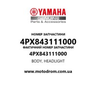 Yamaha OEM 4PX843111000 — BODY, HEADLIGHT