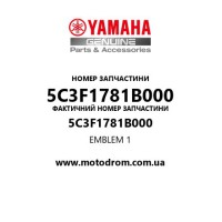 Yamaha OEM 5C3F1781B000 — EMBLEM 1