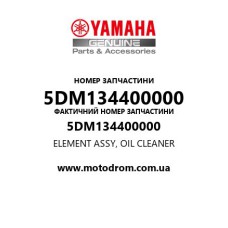 Yamaha OEM 5DM134400000 — ELEMENT ASSY, OIL CLEANER