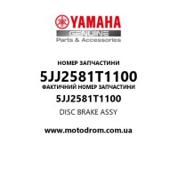 Yamaha OEM 5JJ2581T1100 — DISC BRAKE ASSY
