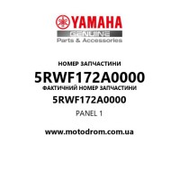 Yamaha OEM 5RWF172A0000 — PANEL 1