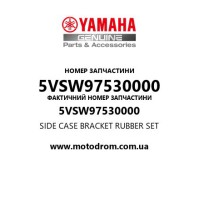 Yamaha OEM 5VSW97530000 — SIDE CASE BRACKET RUBBER SET